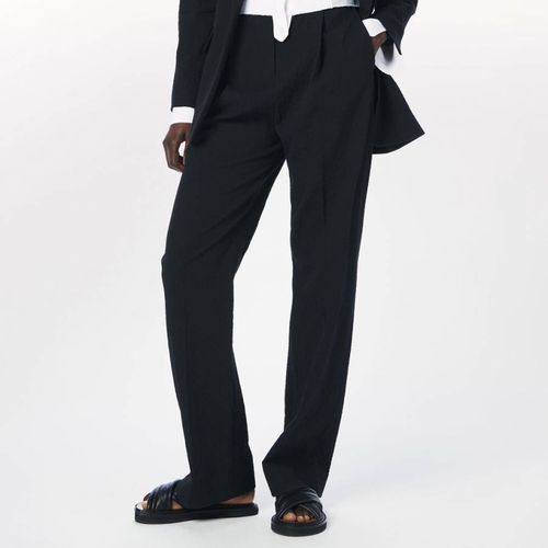 Black Straight Leg Trousers - Victoria Beckham - Modalova