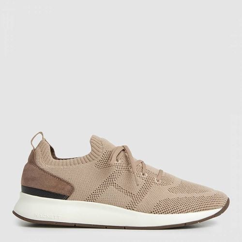 Beige Wool Knit Trainers - Hackett London - Modalova