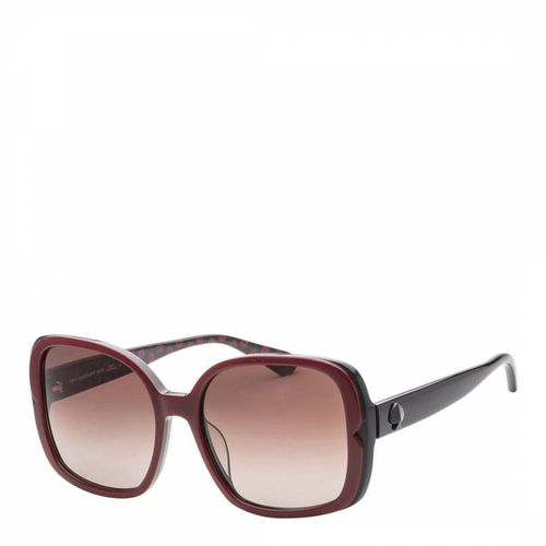 Women's Burgandy Sunglasses 55mm - Kate Spade - Modalova