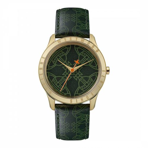 Green Leather Berkeley Quartz Watch - Vivienne Westwood - Modalova