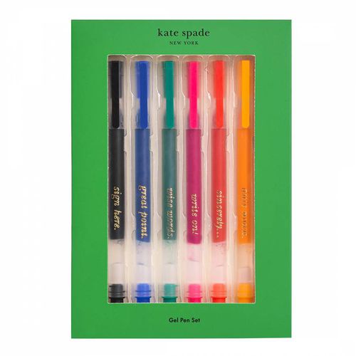 Gel Pen Set Assorted Colorblock - Kate Spade - Modalova