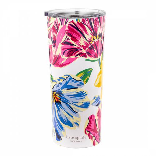 Stainless Steel Tumbler Painted Tulips - Kate Spade - Modalova