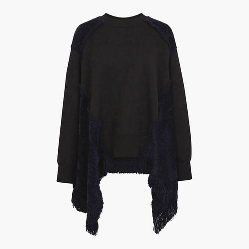 Black Crew Neck Cotton Jumper - Sonia Rykiel - Modalova