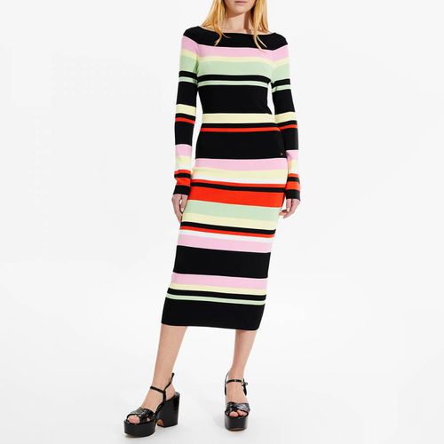 Multi Striped Detail Midi Dress - Sonia Rykiel - Modalova