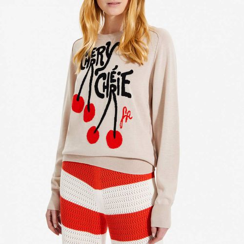 Silk Blend Cherry Print Jumper - Sonia Rykiel - Modalova