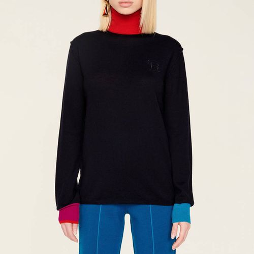 Black Wool High Neck Jumper - Sonia Rykiel - Modalova