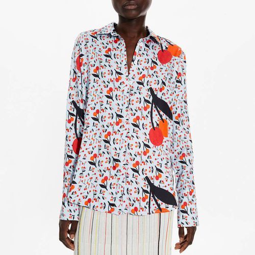 Light Silk Blend Cherry Print Shirt - Sonia Rykiel - Modalova