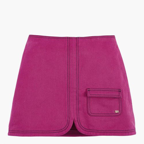 Pink Cotton Mini Skirt - Sonia Rykiel - Modalova