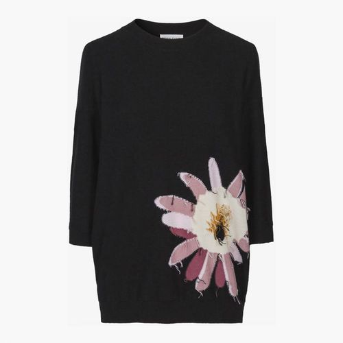 Wool Flower Embroidered Jumper - Sonia Rykiel - Modalova