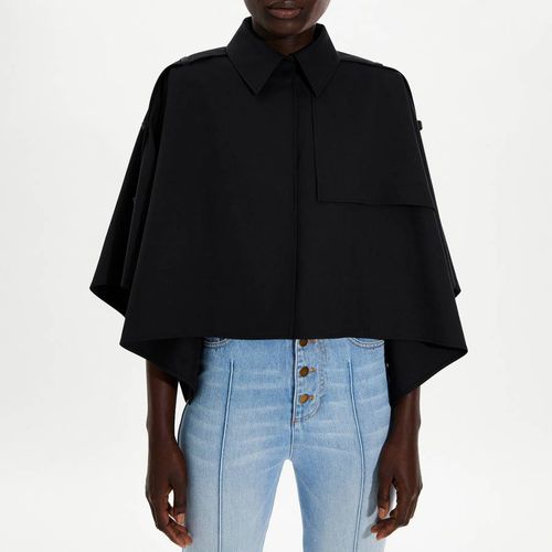 Black Cape Style Jacket - Sonia Rykiel - Modalova