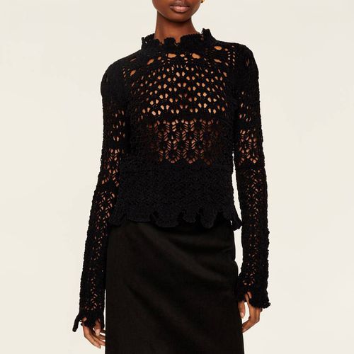 Black Crochet Jumper - Sonia Rykiel - Modalova