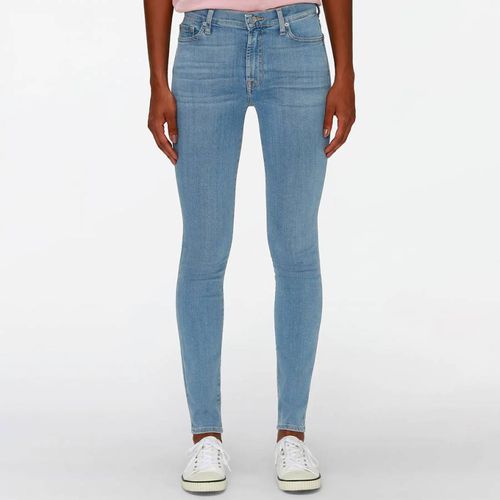High Waisted Skinny Slim Stretch Jeans - 7 For All Mankind - Modalova