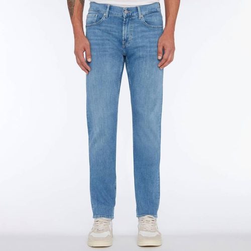 Faded Blue Slimmy Stretch Jeans - 7 For All Mankind - Modalova