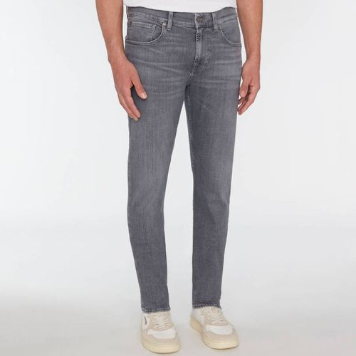 Washed Slimmy Tapered Stretch Jeans - 7 For All Mankind - Modalova