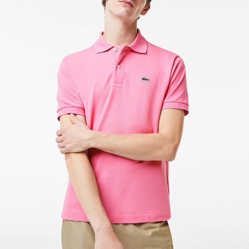 Pink Short Sleeve Cotton Polo Shirt - Lacoste - Modalova