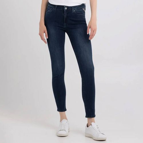 Dark Blue Luzien Skinny Stretch Jeans - Replay - Modalova