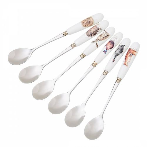 Set of 6 Teaspoons in Gift Box - Royal Worcester - Modalova