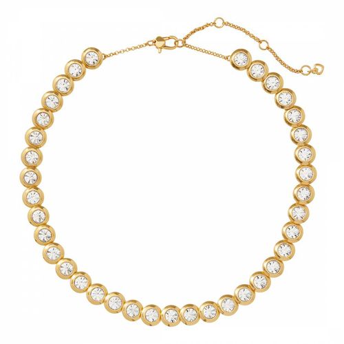 Kate Spade Sweetheart Delicate Tennis Necklace in Natural | Lyst UK