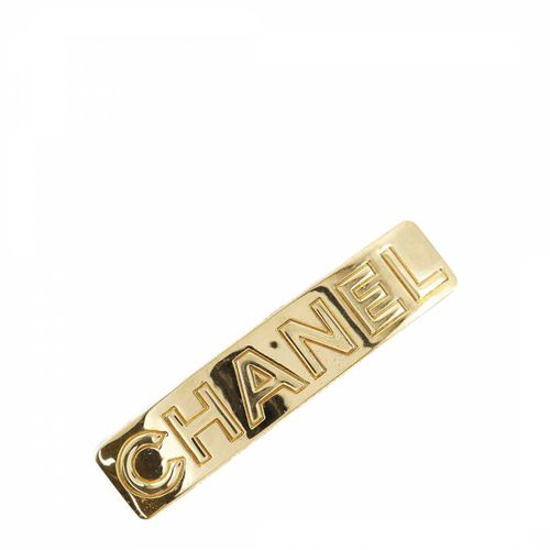 Gold Chanel Hair Clip - Vintage Chanel - Modalova