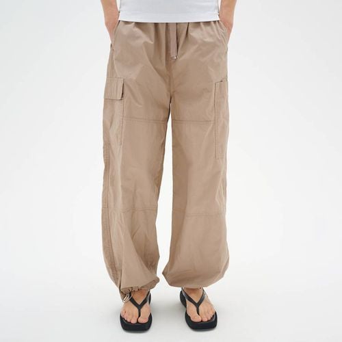 Beige Cotton Wide Leg Trousers - Inwear - Modalova