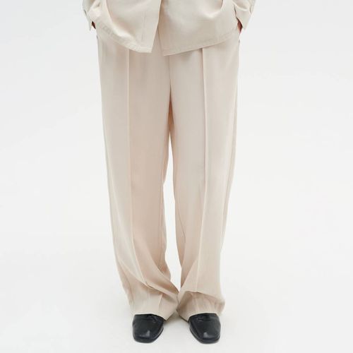 Cream Pamal Wide Leg Trousers - Inwear - Modalova