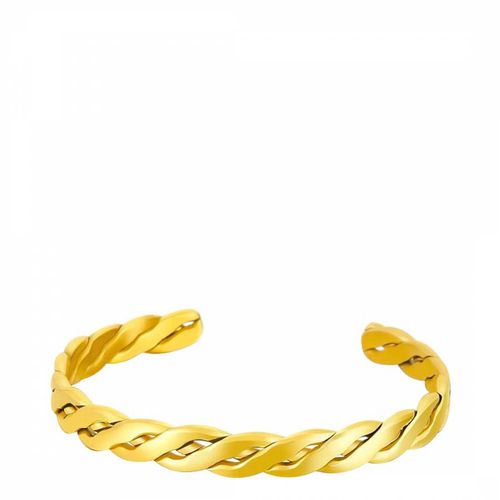 K Gold Woven Cuff Bangle - Stephen Oliver - Modalova