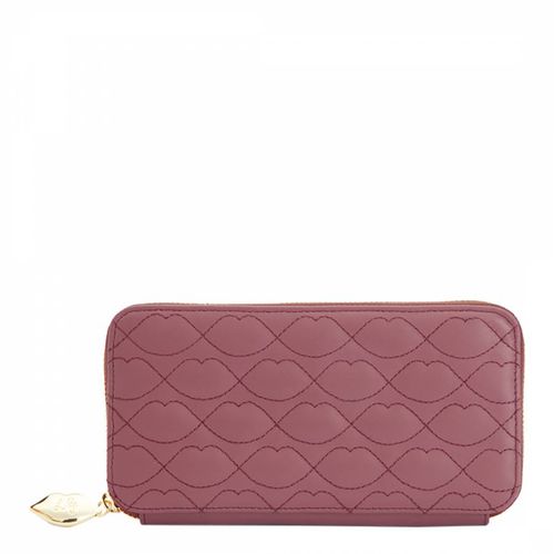 Aster Lip Quilted Leather Tansy Wallet - Lulu Guinness - Modalova