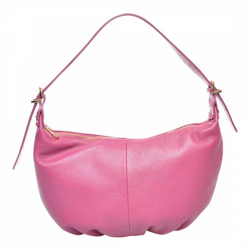 Pink Italian Leather Handbag - Luisa Vannini - Modalova