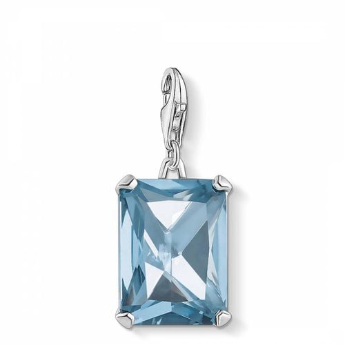 Sterling Blue Charm Pendant Large Blue Stone - Thomas Sabo - Modalova