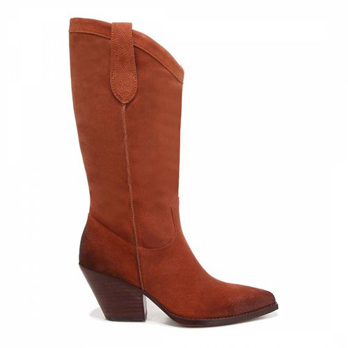 Orange Western Heeled Long Boots - Sam Edelman - Modalova