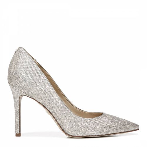 Silver Glittery Court Shoes - Sam Edelman - Modalova