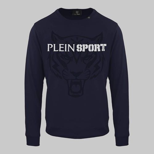 Navy Tiger Logo Detail Sweatshirt - Philipp Plein - Modalova