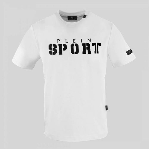 White Logo Detailed Cotton T-Shirt - Philipp Plein - Modalova
