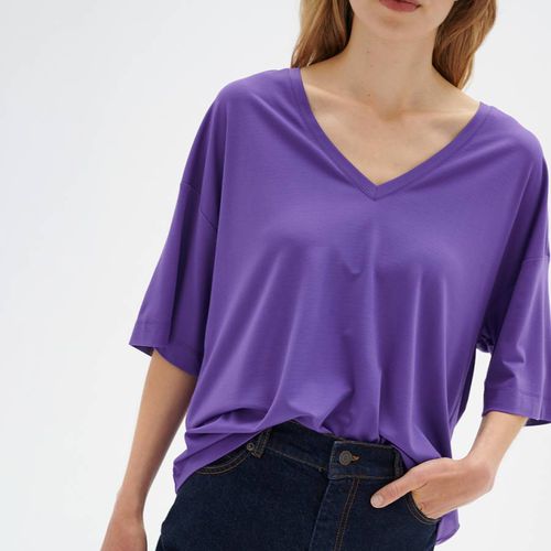 Purple Kasia V-Neck Blouse - Inwear - Modalova