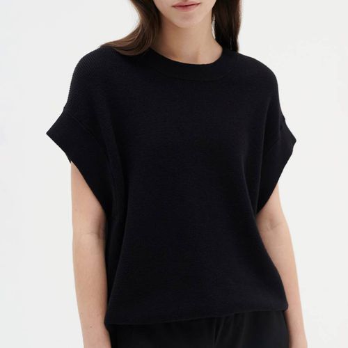 Black Ina Cotton Blend Knit Top - Inwear - Modalova