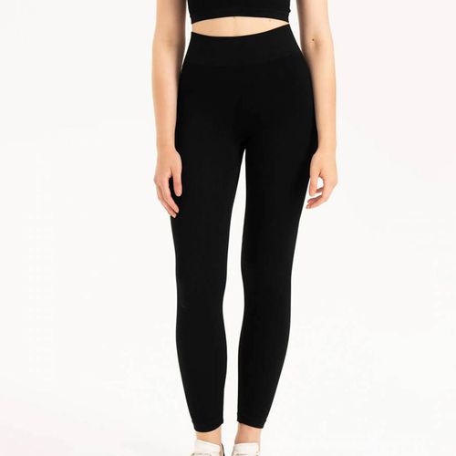 Ribbed Seamless Knitted High Waisted Compression Sports Leggings - Formeasy - Modalova