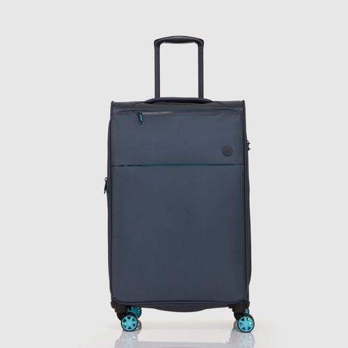 Edit 69cm Suitcase in Charcoal/Aqua - NERE TRAVEL - Modalova