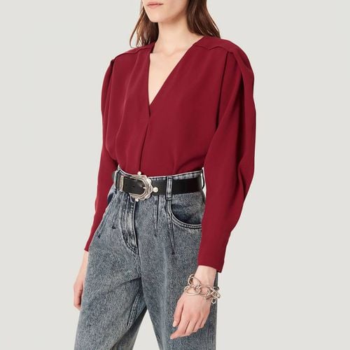 Red Janic V Neck Blouse - IRO - Modalova