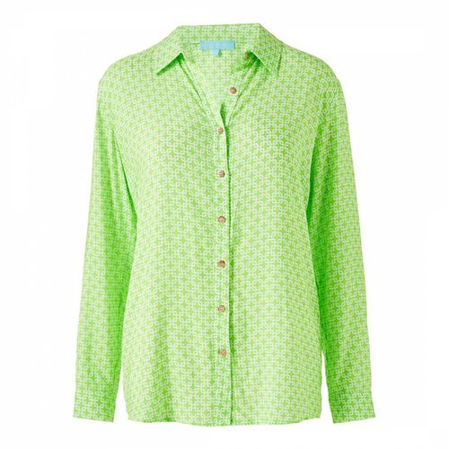 Lime Millie Links Shirt - Melissa Odabash - Modalova