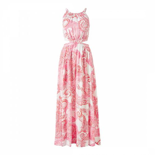 Pink & White Arabella Duchess Maxi Dress - Melissa Odabash - Modalova