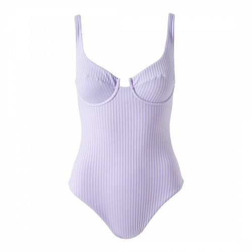 Lavender Ribbed Sanremo Waves Swimsuit - Melissa Odabash - Modalova
