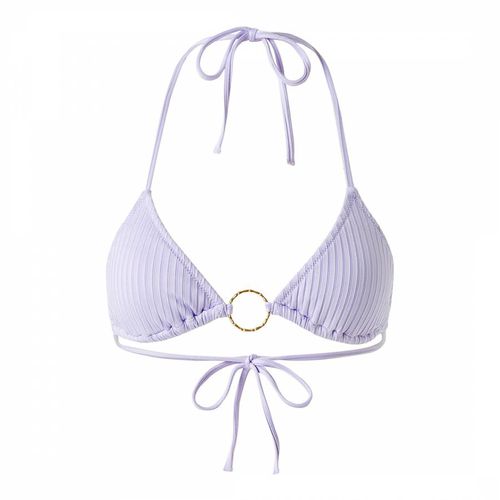 Lavender Miami Ribbed Bikini Top - Melissa Odabash - Modalova