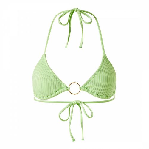 Lime Miami Ribbed Bikini Top - Melissa Odabash - Modalova
