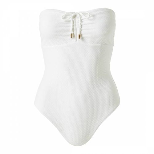 White St Kitts Textured Swimsuit - Melissa Odabash - Modalova