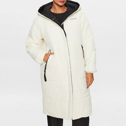 White/Black Anna Reversible Parka - Didriksons - Modalova