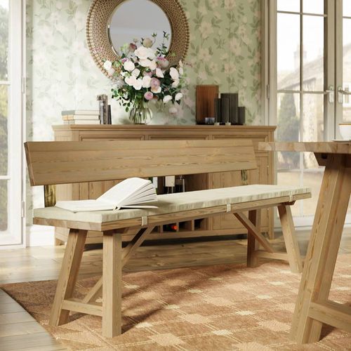 Merrion Antique Pine Dining Bench - Laura Ashley - Modalova