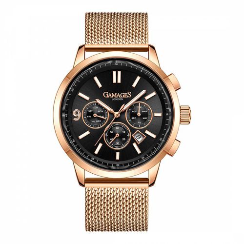 Men's Limited Edition Black Watch - Gamages of London - Modalova