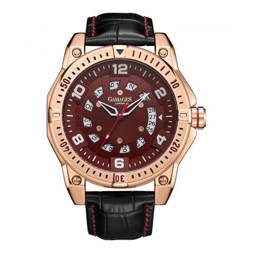 Men's Limited Edition Hand Assembled Adventurer Automatic Rose Red - Gamages of London - Modalova