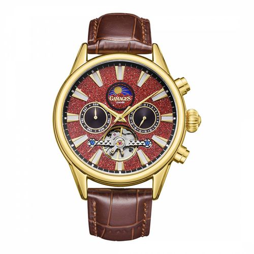 Men's Limited Edition Hand Assembled Telescope Automatic Cherry - Gamages of London - Modalova