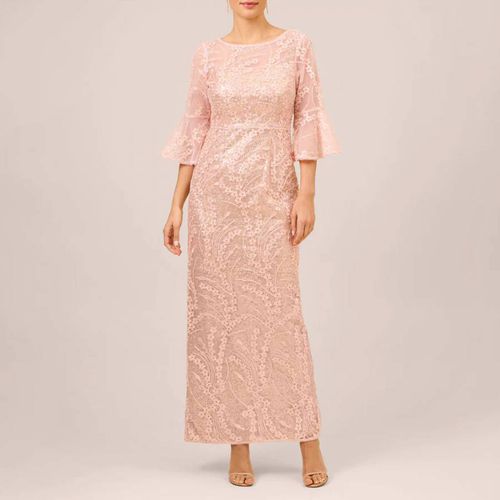 Ruched Sparkle Classic Front Wrap Rose Gold Long Sleeve Sequin Dress –  sunifty